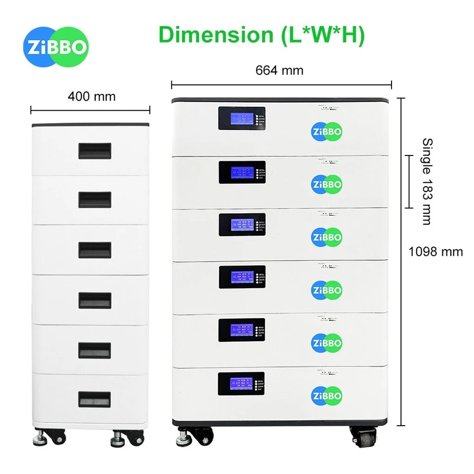 Residential Energy Storage 15KWH Solar Stacked Battery 51.2V 300Ah Long Life Cycle