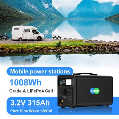 1200 Вт портативная электростанция 1008WH LifePo4 батарея